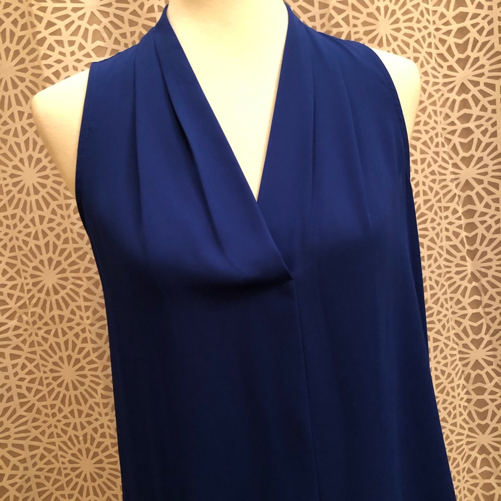 Vince Camuto Blue Sleeveless Size Small Top - Picture 2 of 6